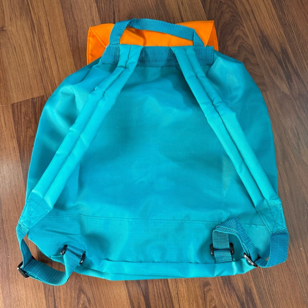 The Body Shop 90s Animals in Danger Backpack Drawstring Bag Rhino Elephant - Picture 6 of 15